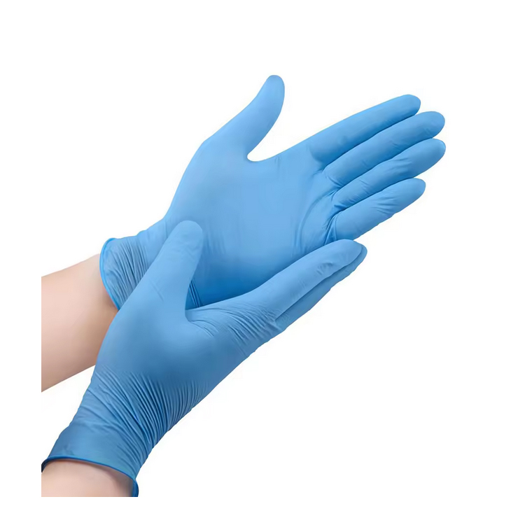 9 Inch 3.5g Blue Latex-Free Disposable Exam Nitrile Gloves