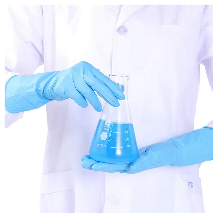 12 Inch Safety Powder Free Nitrile Disposable Glove